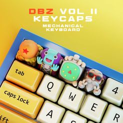 dbz_vol2.jpg Dbz Keycaps Vol II - Dragon ball - Mechanische Tastatur