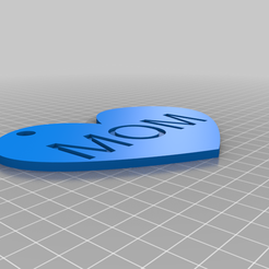 797e07c2-e7c8-4a94-bfa3-47f3e4b2615d.png Free 3D file Mom Heart Key Ring・3D printable object to download