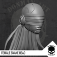 5.png Female Snake Head for action figures