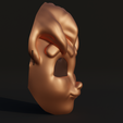 4.png Anime Face Cosplay Mask 3D print model