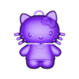 hellokitty  v2.stl SANRIO ARTICULATED KEYCHAIN HELLO KITTY AND CINNAMOROLL
