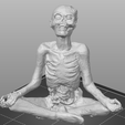 Screenshot-159.png STL file Zen Zombie Halloween undead figurine decoration・3D printer design to download