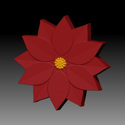 POINSETTIA SOLID SHAMPOO AND MOLD FOR SOAP PUMP 3D model