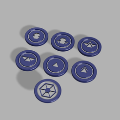 Legion-Tokens-CIS.png STL file Star Wars Legion Command Tokens for the Separatist faction・3D print model to download, Schnitzel