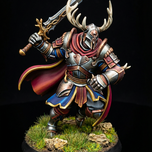 Fantasy Starter Set Pack – 24 Fantasy Miniature STL (32mm Tabletop RPG ...
