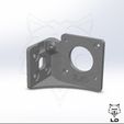 LD Y-Axis Damper Bracket - Isometric.jpg Archivo STL Soporte del motor - Eje Y・Design para impresora 3D para descargar