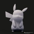 Pikachu_2.png STL file Pikachu(Pokemon)・3D printable design to download
