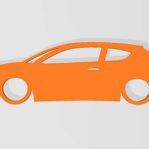 Alfa Romeo Mito keychain 3D model