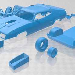 foto 1.jpg Archivo STL Ford Falcon GT Coupe Interceptor Mad Max 1979 Printable Car・Plan de impresora 3D para descargar