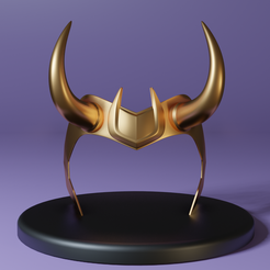 loki-president1.png STL file Loki President Crown・Template to download and 3D print, Fralans3D