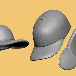 BaseballCap_turnaround.JPG Archivo 3D gratis Base de la gorra de béisbol・Objeto de impresión 3D para descargar