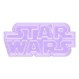 starwars_black.stl Star wars logo led lamp