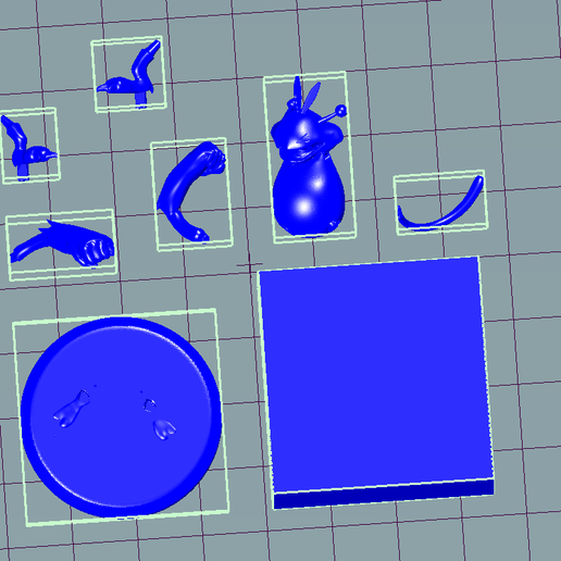 partes.png Electabuzz Pokemon 3D print model