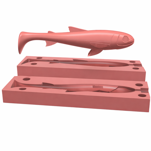 sha dsoftbait injection mold master plus mold