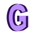 Letter G.STL АЛФАВИТ