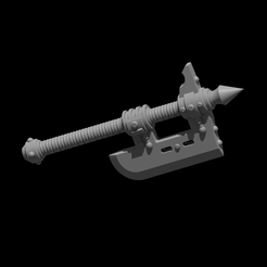 untitled.png Free 3D file Power Axe・3D printer model to download