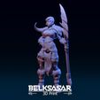 02.jpg Barbarian Girl 3D print model