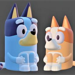 BlueyBingo-2.png Fichier 3D Bluey Y Bingo Pack・Design pour imprimante 3D à télécharger