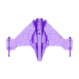 T-42 F-wing starfighter gear down.stl SW - F-WING STARFIGHTER (T-42 MODIFIED)