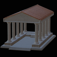 rome-building-1-5.png model Theatre / amphitrate Roman building 1