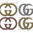 GG-04.JPG Gucci GG logo replica 3D print model