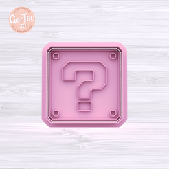 1.237.png Datei STL SUPER MARIO SURPRISE CUBE (4 Größen) Ausstecher mit Stempel / Ausstechform・Design für 3D-Drucker zum herunterladen