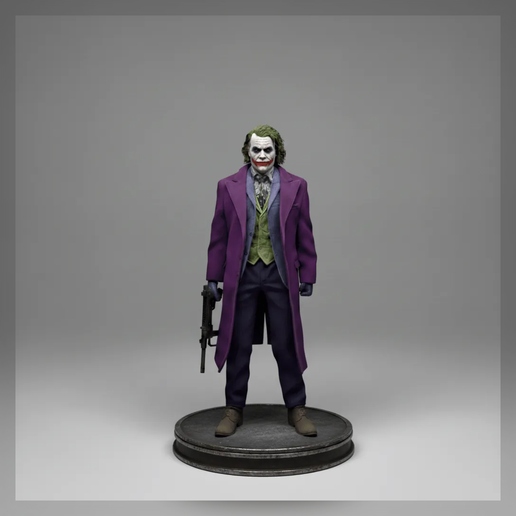 The Joker Heath Ledger 2008 – The Dark Knight High-Detail 3D Printable 3D model