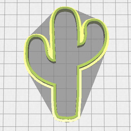 Download Stl File Cactus Cookie Cutter 2 • 3d Printable Model ・ Cults