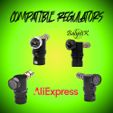 REGS.jpg NEW Speedsoft ESG HPA Tank Grip V2 – PolarStar / Balystik / Zimakyfa – M4 Airsoft STL