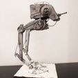 withsnowhero11.jpg Empire Strikes Back AT-ST 3D printable STUDIO SCALE 3D print model