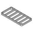 D4Stand_60X20-6_Top.png [TOOL STAND] 60MM X 20MM - 6 CELLS (UPPER AND LOWER PARTS)