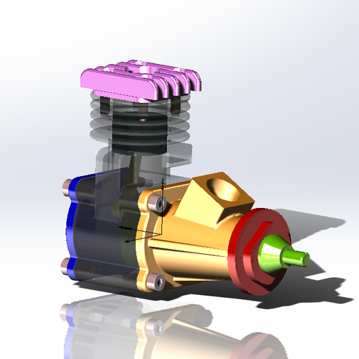 🛩️ OPEN SOURCE GLOW ENGINE (Working)・Free STL File for 3D printing and ...
