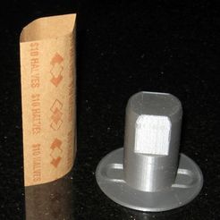 1.JPG Free 3D file 50-Cent Coin Roller・Design to download and 3D print
