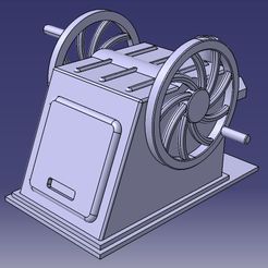 Treuil.jpg Archivo STL gratis cabrestante para barcazas・Modelo para descargar y imprimir en 3D