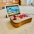 192E0F82-A6B4-4D1E-B085-2D5F1874F232.jpeg Wooden Arcade Joystick Machine Arcade Stick for Home Video Games, Compatible with PC