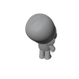 waving-pocoyo-2.png 用于 3D 打印的欢快的 Pocoyo 角色模型 - Pocoyo 电影卡通宇宙中的标志性动画明星