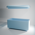 Open-Box-1.png Minimalist Low-Poly Storage Box with Removable Lid