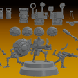 3-auxiliary-multipose-posterboys.png AUXILIARY SERVOCORES - ASSISTANT DROID SQUAD -IN PARTS- 28mm