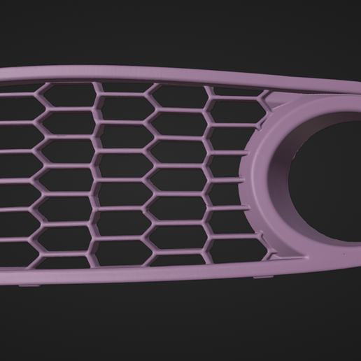 Fog Light Trim Grille Compatible with BMW 1 Series - BMW 1 Serisi Uyumlu Sis Farı Çerçevesi