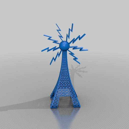 radiotower broadcasting - 3D model önizlemesi