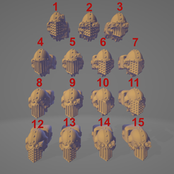 IW-Wardog-Heads.png Descargar archivo 3D gratis Cabezas de guerrero de hierro・Modelo para la impresora 3D