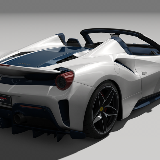 🕷️ Ferrari 488 Pista Spider・Arquivo STL para ・Cults