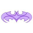 Batman_1997_Logo(Half).STL Batman 1997 Logo