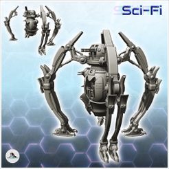 1-PREM.jpg Fichier STL Robot de combat Eerin (24) - Futur Sci-Fi SF Post apocalyptique Tabletop Scifi Wargaming Exploration planétaire RPG・Idée pour impression 3D à télécharger