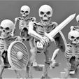 SkellSword0b.JPG Skeleton Warrior - 28mm wargames fantasy miniature V2 Redux