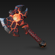 Volcanic-Dragonforged-Battle-Axe.png Hacha de batalla de forja de dragón volcánica