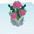 lotus-flower-pot5.png Beautiful flower pot home decoration, mandala vase, eucalipt leaves, ornamental plants, desk decoration