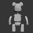 1.jpg Bearbrick Articulated Low poly faceted Articulated