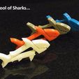 school_display_large.jpg SHARKZ... Fun Multipurpose Clips / Holders / Pegs with moving jaws that bite!