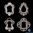 1-16-3.jpg 27 Mega Bundle Baroque & Classic Photo Frames - 3D Models STL/OBJ for CNC & 3D Print